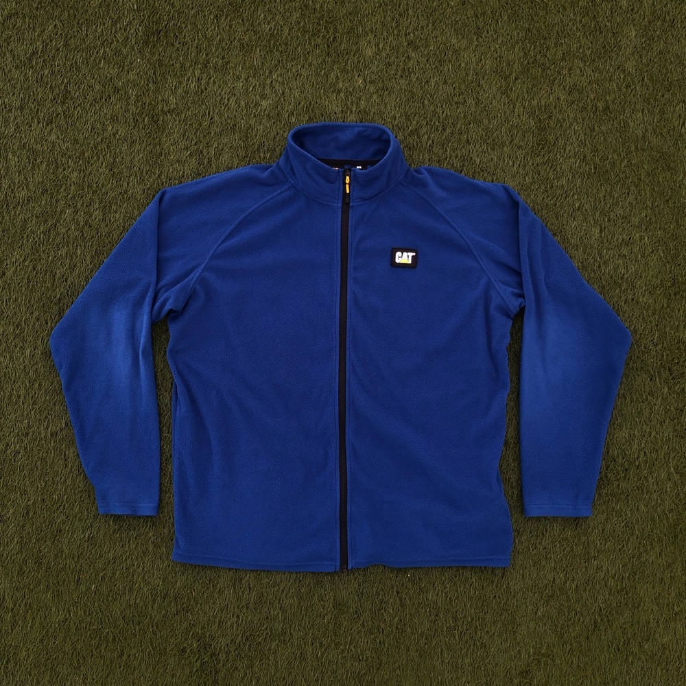 Caterpillar long sleeve full zip  fleece sweater